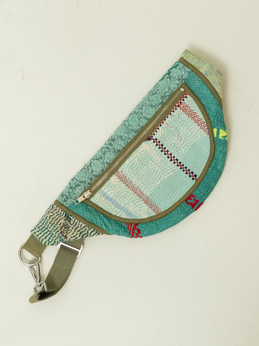 The Faiza Quilted Kantha Belt Bag