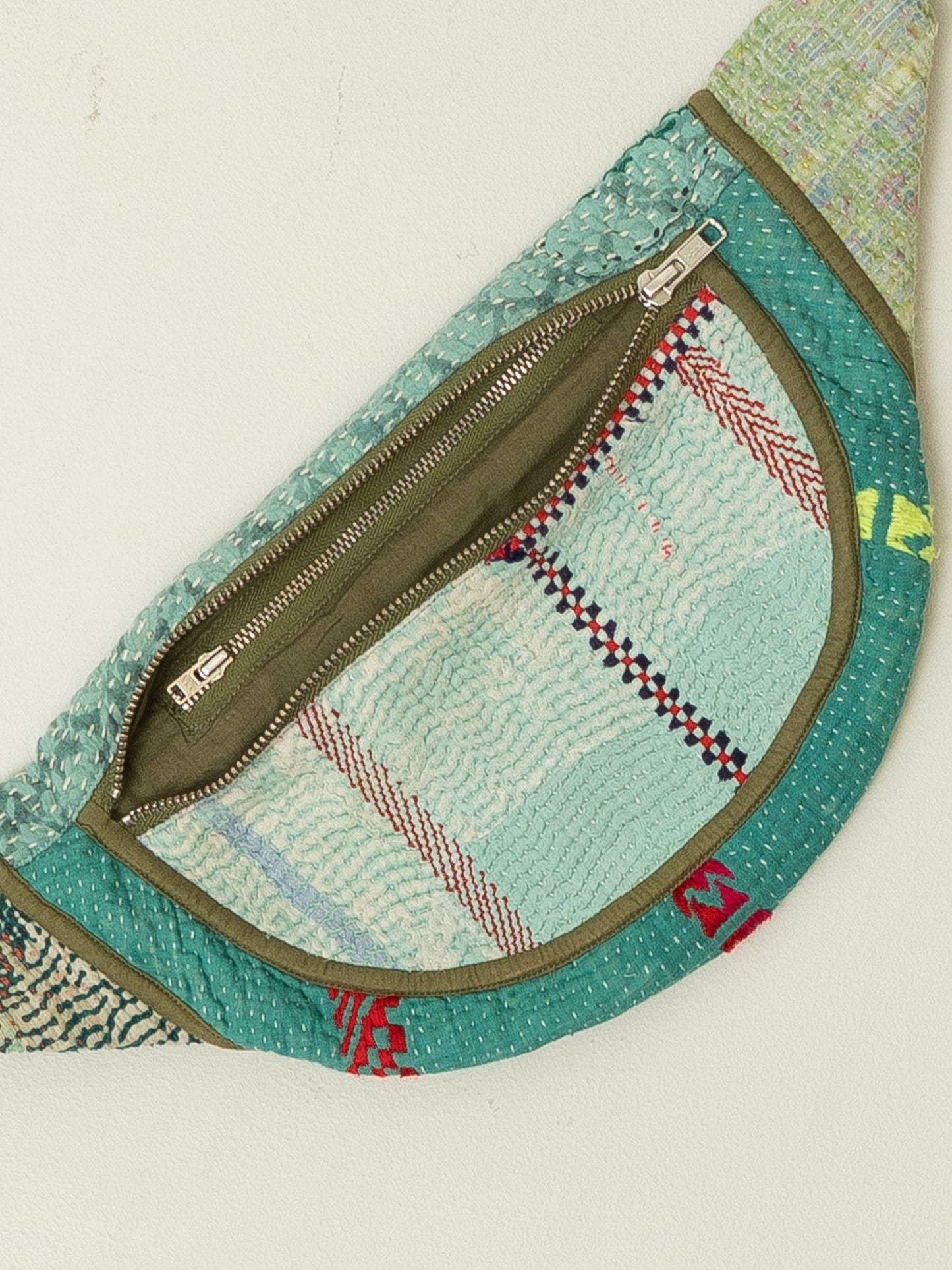 The Faiza Quilted Kantha Belt Bag