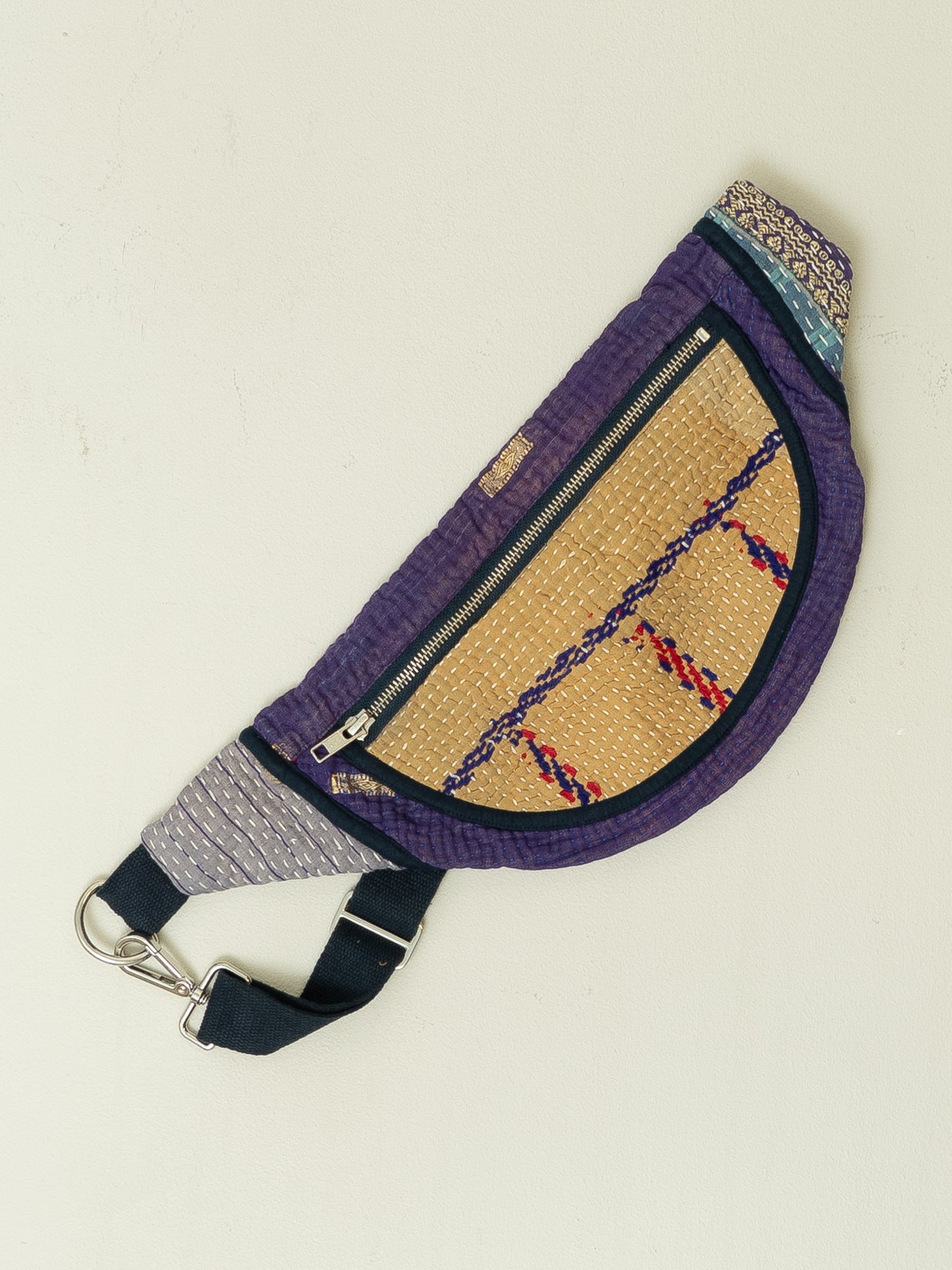 The Faiza Quilted Kantha Belt Bag