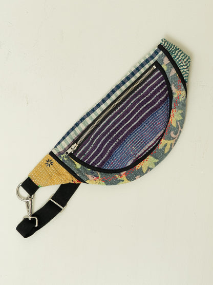 The Faiza Quilted Kantha Belt Bag