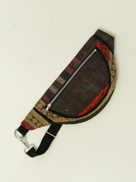 The Faiza Quilted Kantha Belt Bag