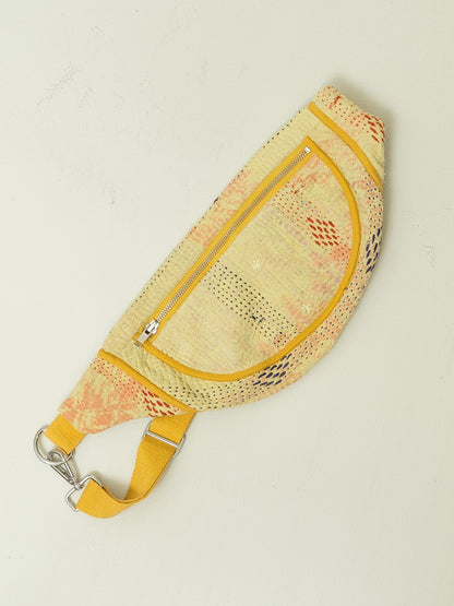 The Faiza Quilted Kantha Belt Bag