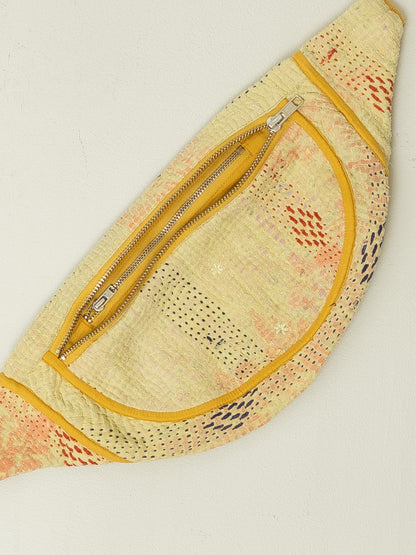 The Faiza Quilted Kantha Belt Bag