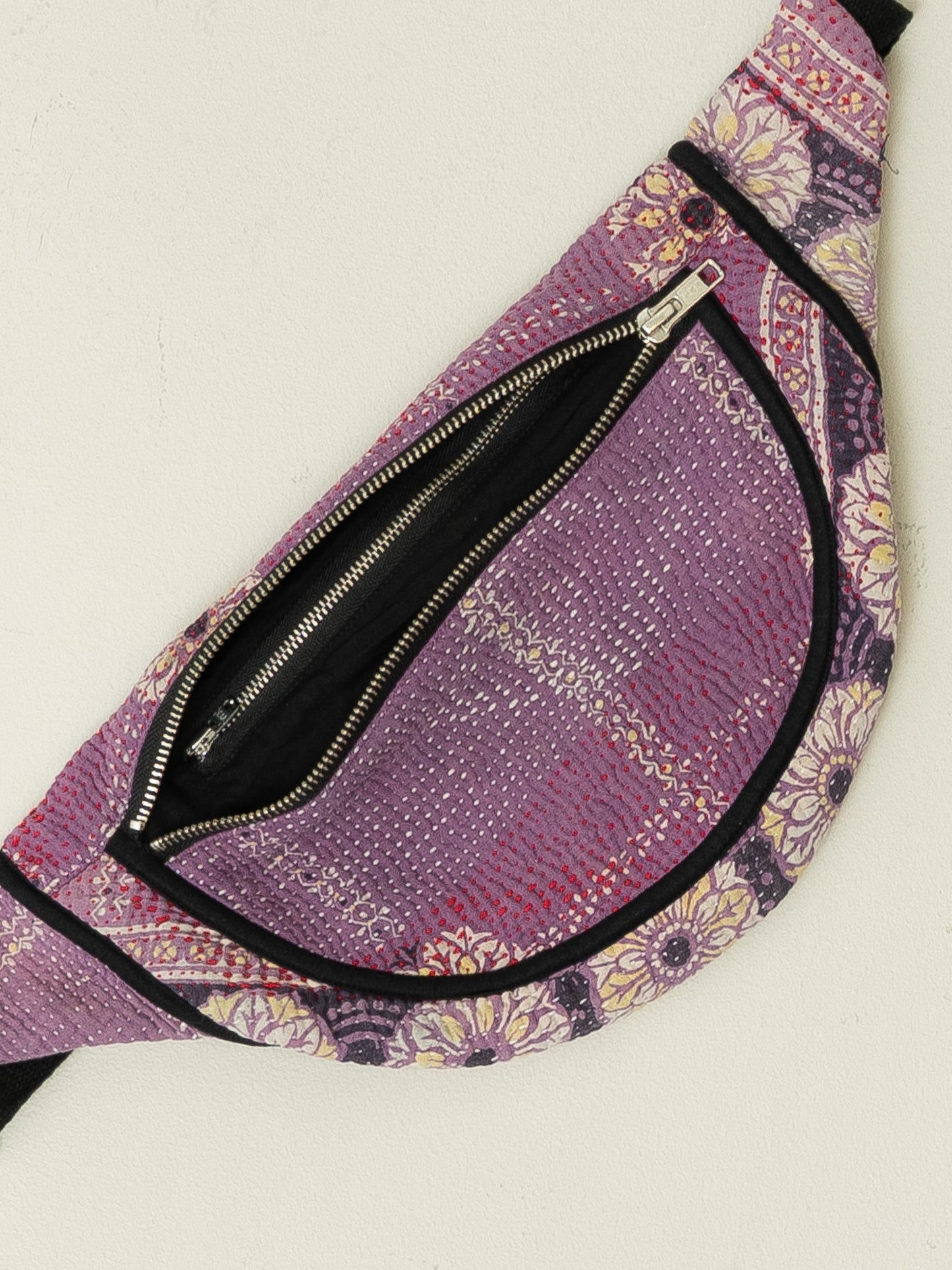 The Faiza Quilted Kantha Belt Bag