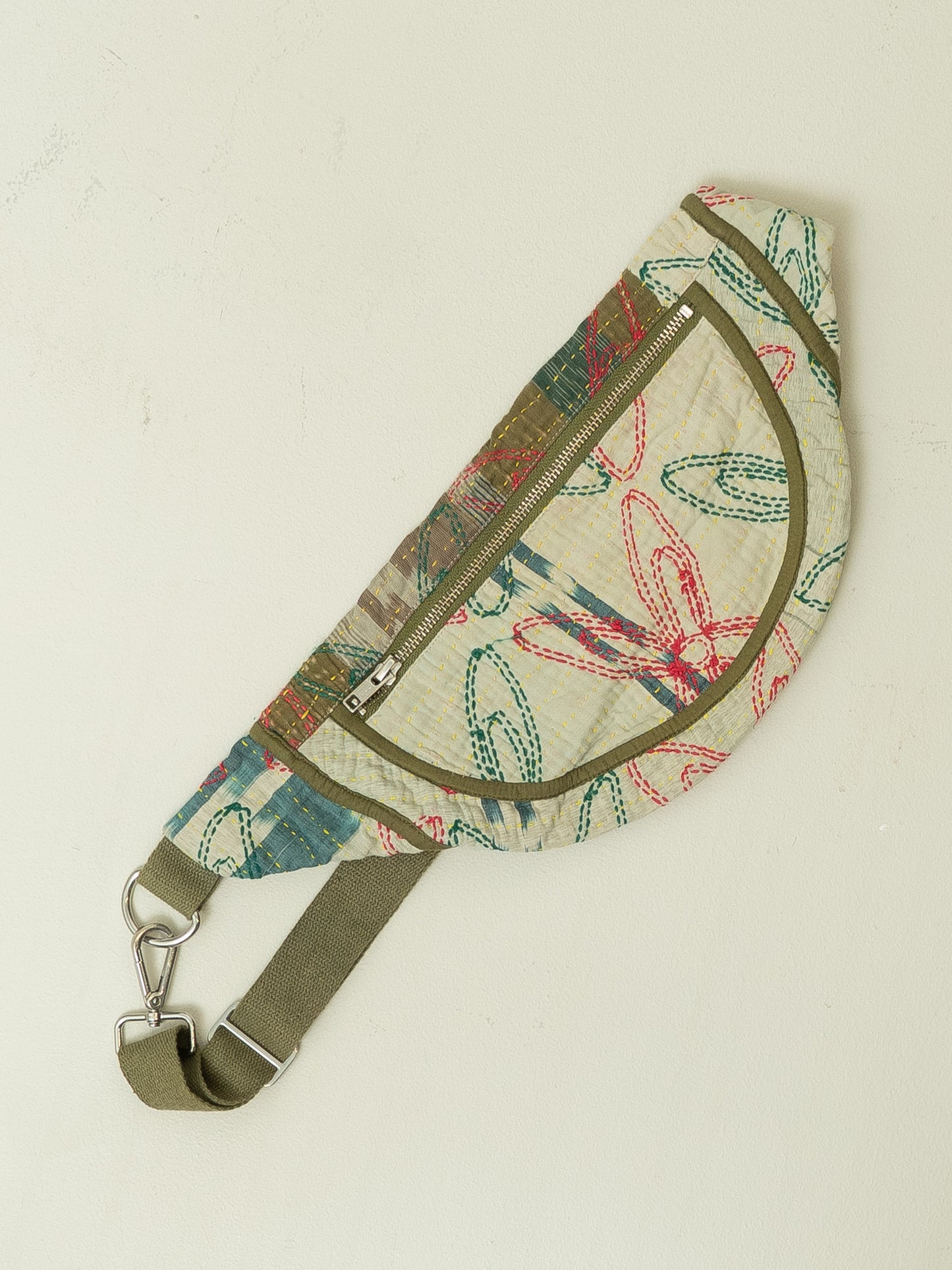 The Faiza Quilted Kantha Belt Bag