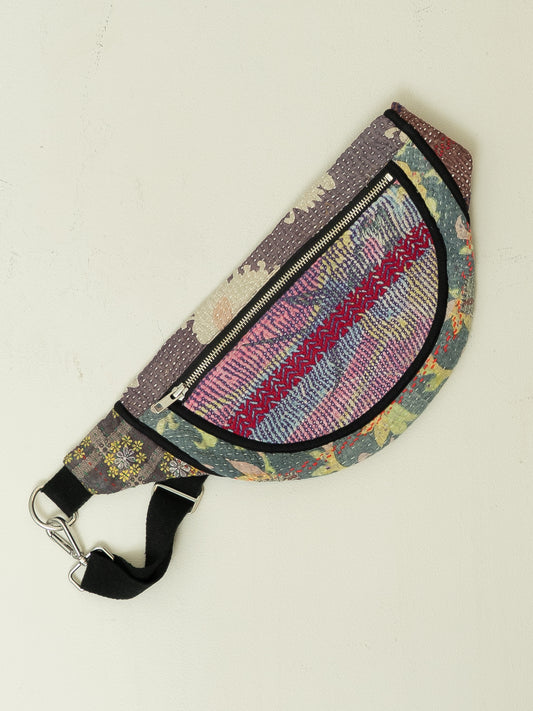 The Faiza Quilted Kantha Belt Bag