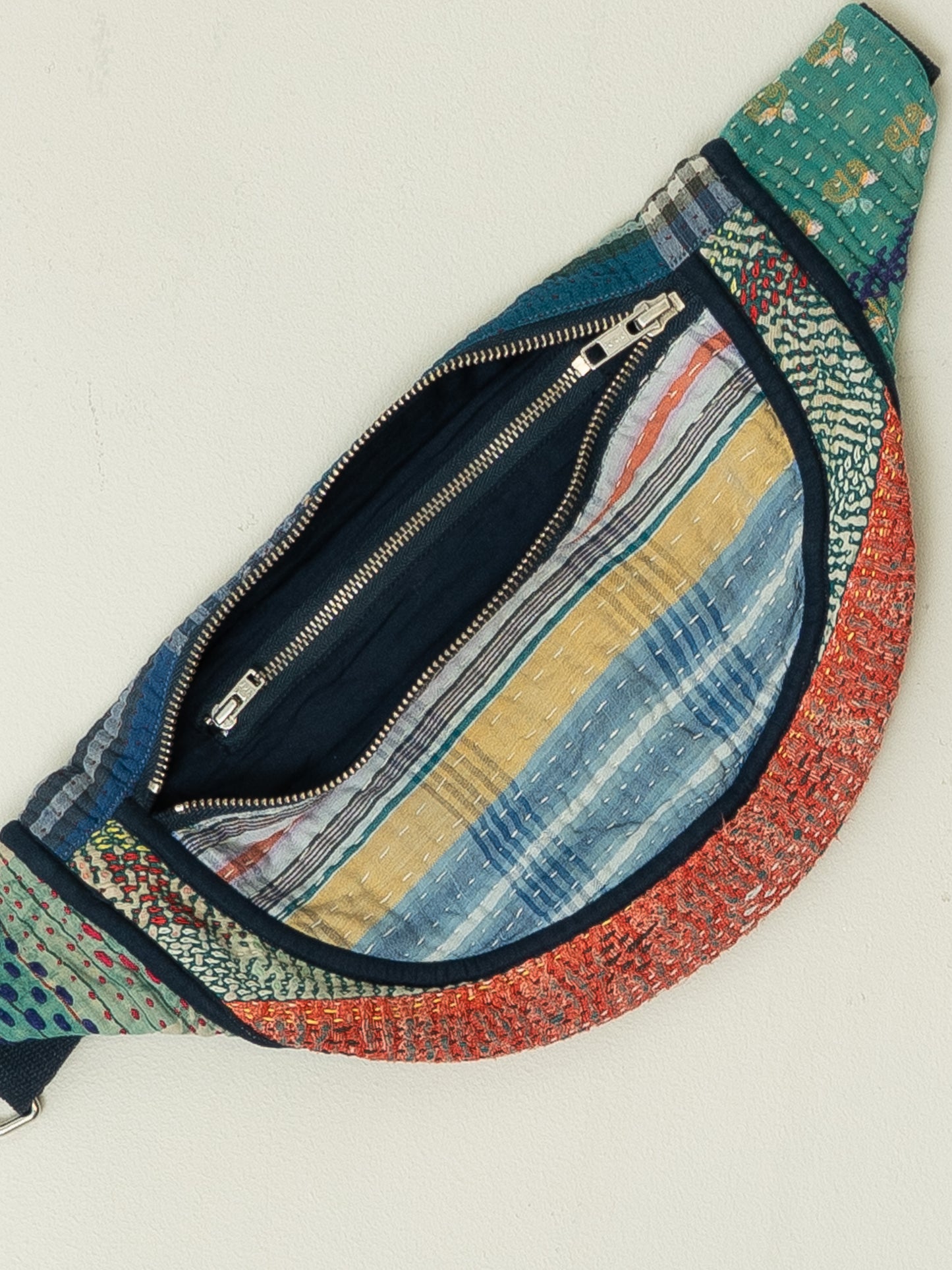 The Faiza Quilted Kantha Belt Bag