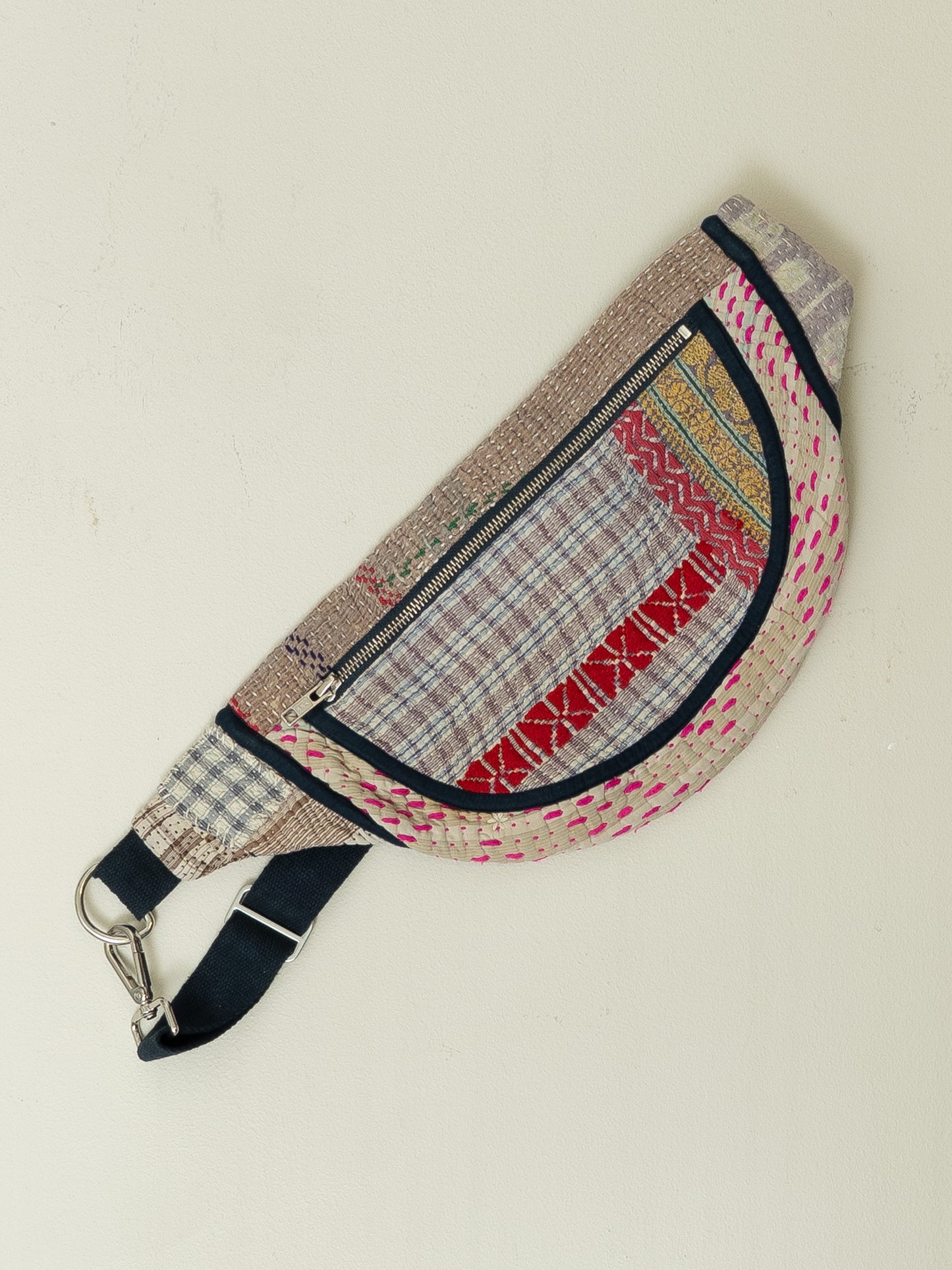 The Faiza Quilted Kantha Belt Bag