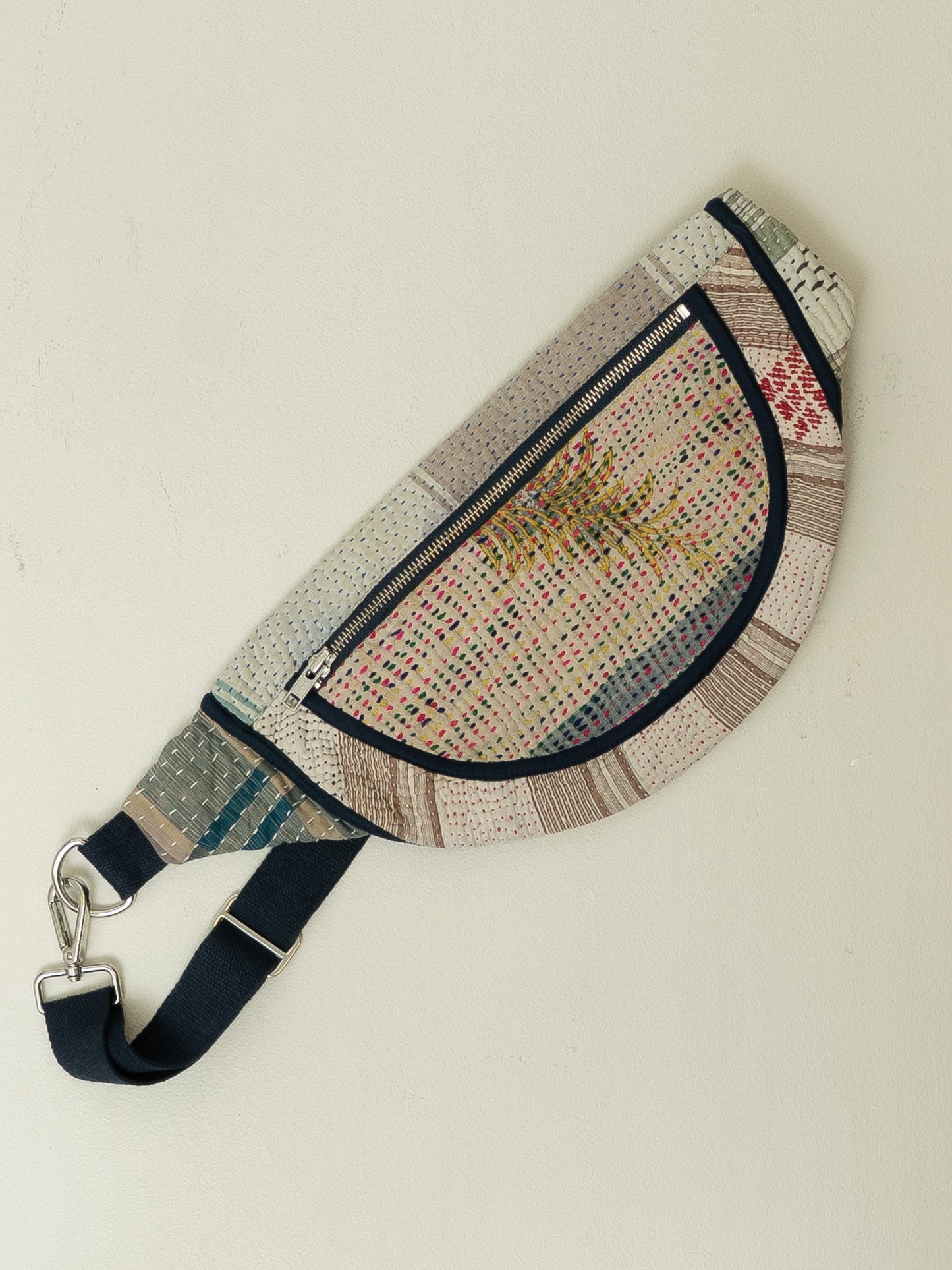 The Faiza Quilted Kantha Belt Bag