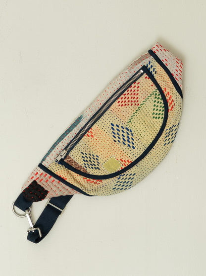 The Faiza Quilted Kantha Belt Bag