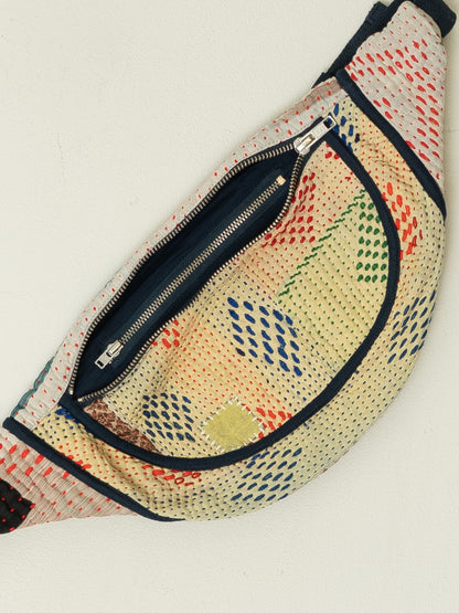 The Faiza Quilted Kantha Belt Bag