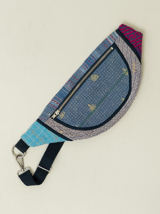 The Faiza Quilted Kantha Belt Bag