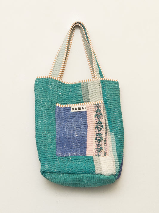 The Xoti II Zero-Waste Quilted Kantha Bag