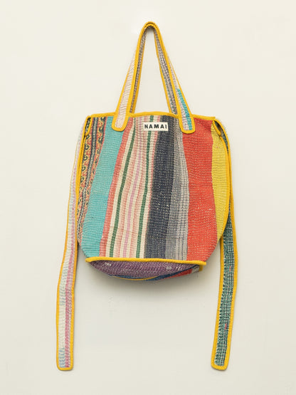 The Xoti II Zero-Waste Quilted Kantha Bag