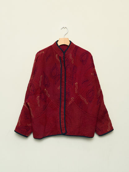 The Ladhiya Suzani Quilted Kantha Jacket