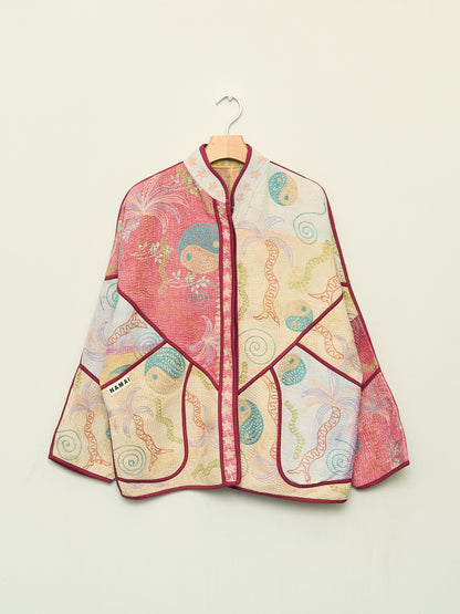 The Ladhiya Suzani Quilted Kantha Jacket