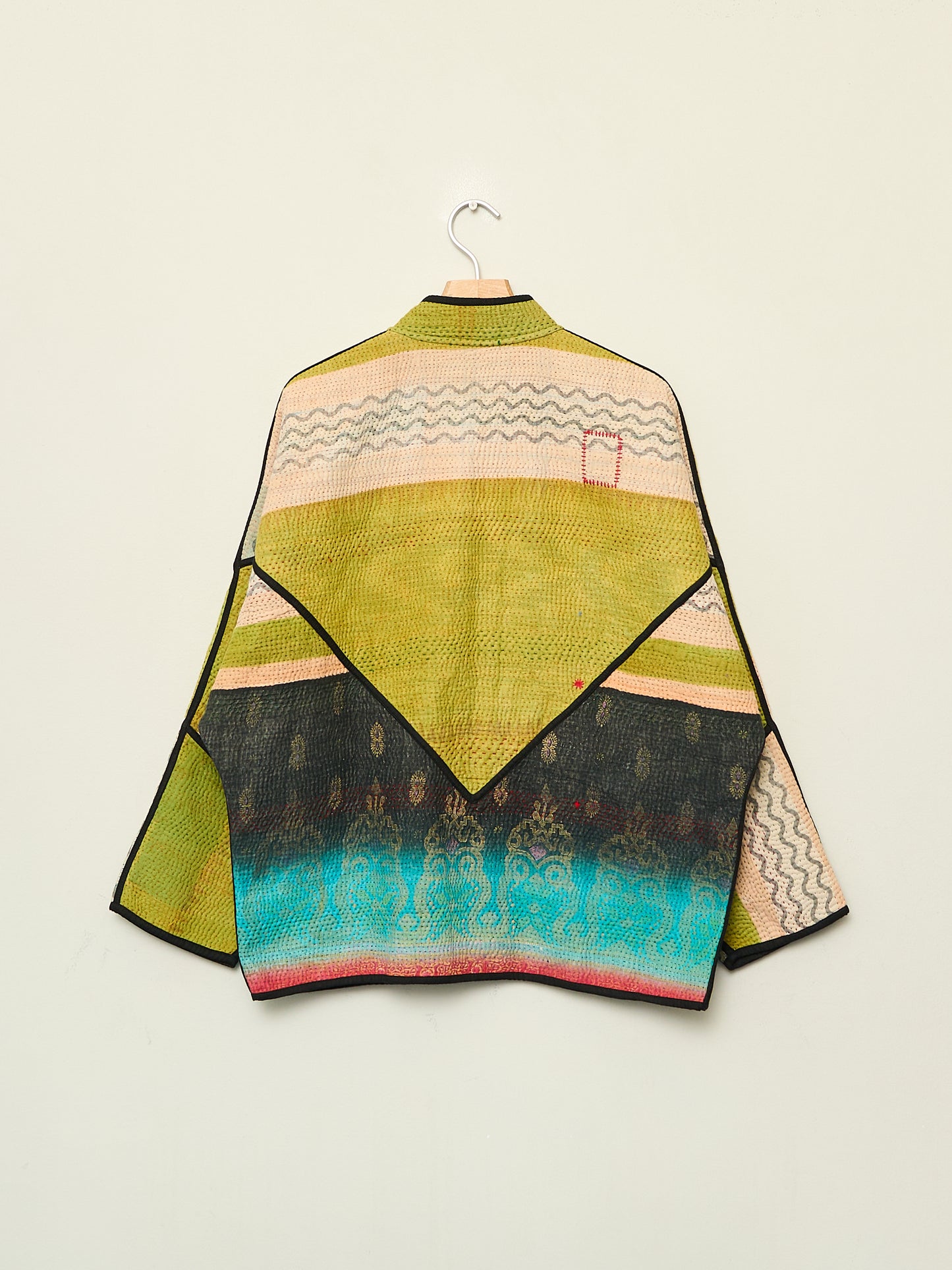 The Ladhiya Quilted Patchwork Kantha Jacket