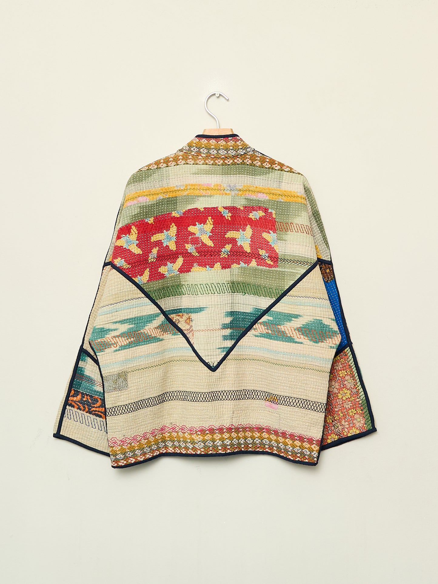 The Ladhiya Quilted Patchwork Kantha Jacket