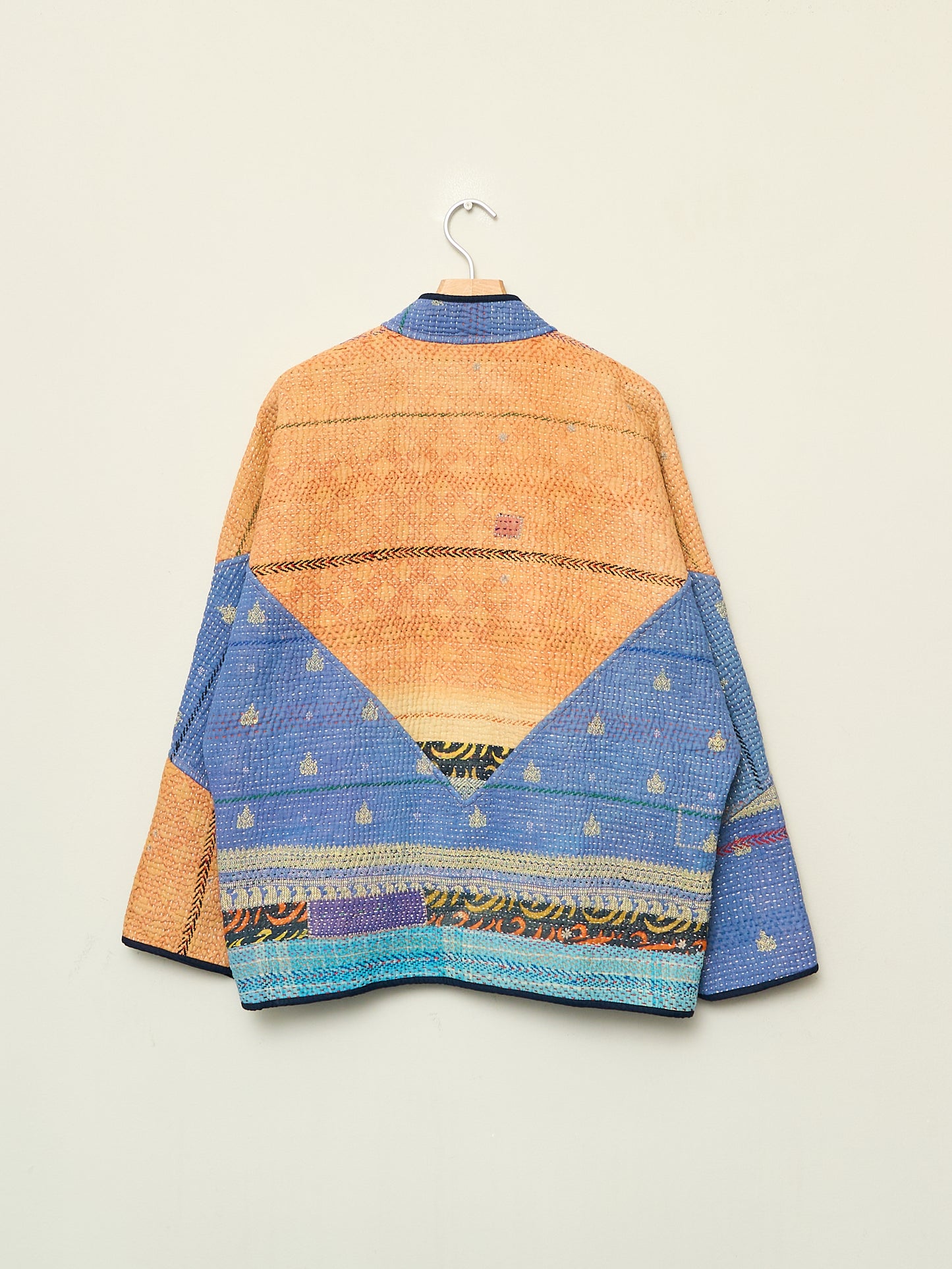 The Ladhiya Quilted Patchwork Kantha Jacket