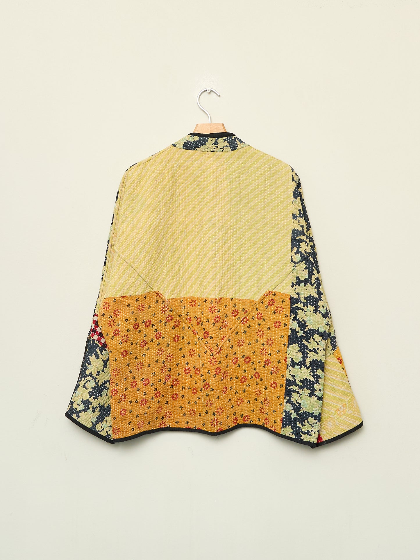 The Ladhiya Quilted Patchwork Kantha Jacket