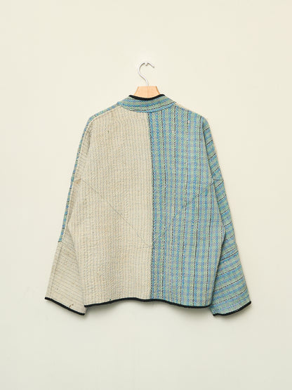 The Ladhiya Quilted Patchwork Kantha Jacket