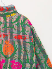The Shira Quilted Puffer Bomber Jacket