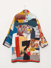 The Sai Quilted Patchwork Kantha Coat
