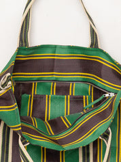 The Goa Recycled Nylon Travel Tote - Putting Green