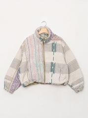 The Shira Quilted Puffer Bomber Jacket