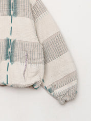 The Shira Quilted Puffer Bomber Jacket