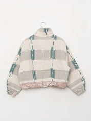 The Shira Quilted Puffer Bomber Jacket
