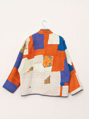 The Ladhiya Quilted Patchwork Kantha Jacket