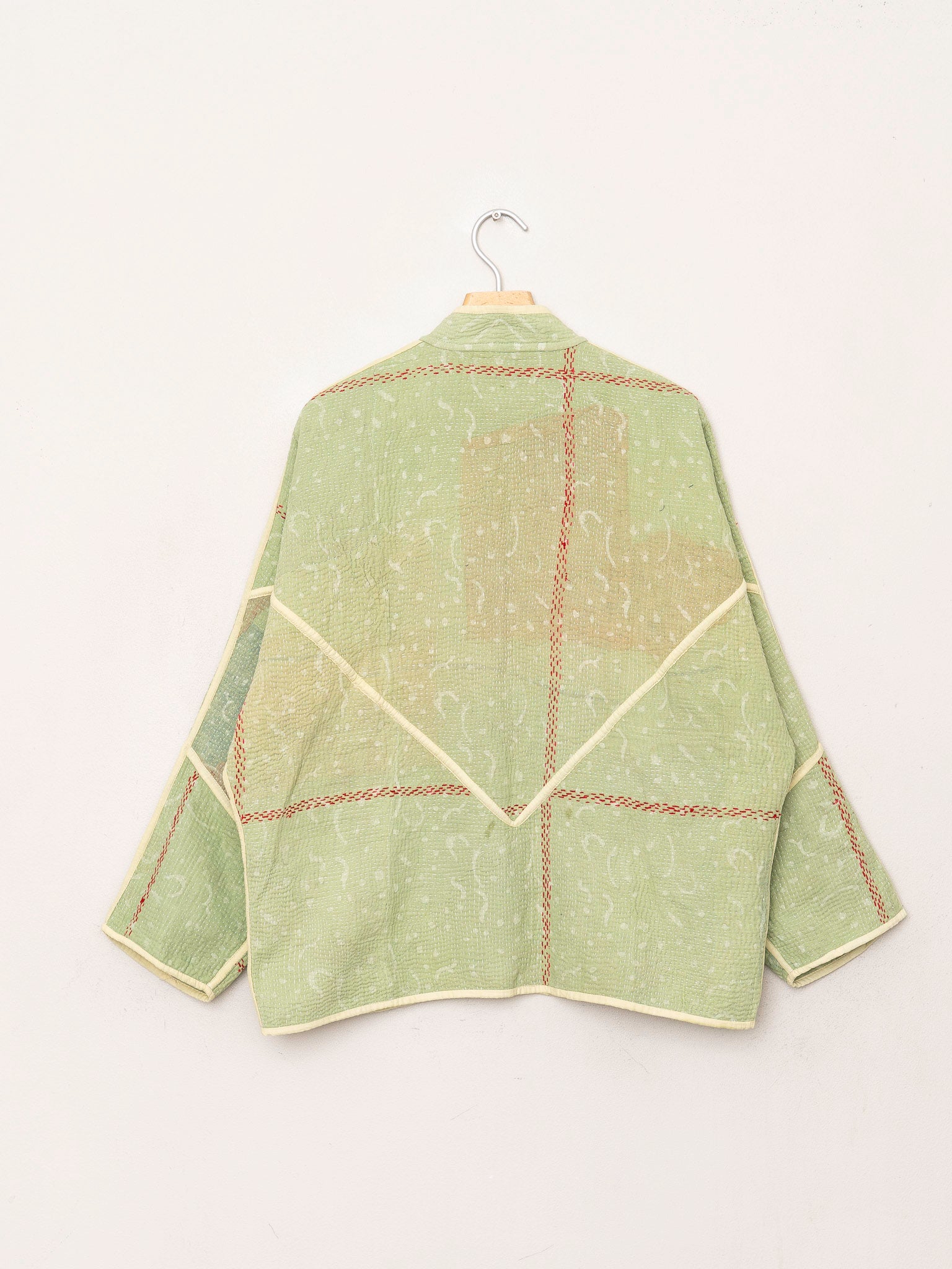 The Ladhiya Quilted Indigo Kantha Jacket