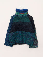 The Vishnu Knitted Silk Roll-Neck Sweater