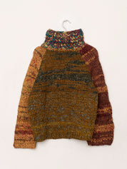 The Vishnu Knitted Silk Roll-Neck Sweater