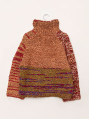 The Vishnu Knitted Silk Roll-Neck Sweater