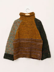 The Vishnu Knitted Silk Roll-Neck Sweater