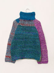 The Vishnu Knitted Silk Roll-Neck Sweater