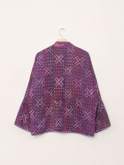 The Ladhiya Quilted Indigo Kantha Jacket