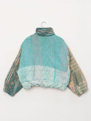 The Shira Quilted Puffer Bomber Jacket