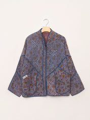 The Ladhiya Quilted Indigo Kantha Jacket
