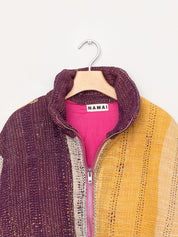 The Shira Quilted Puffer Bomber Jacket