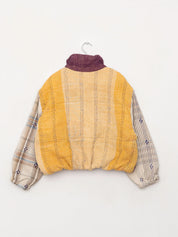 The Shira Quilted Puffer Bomber Jacket