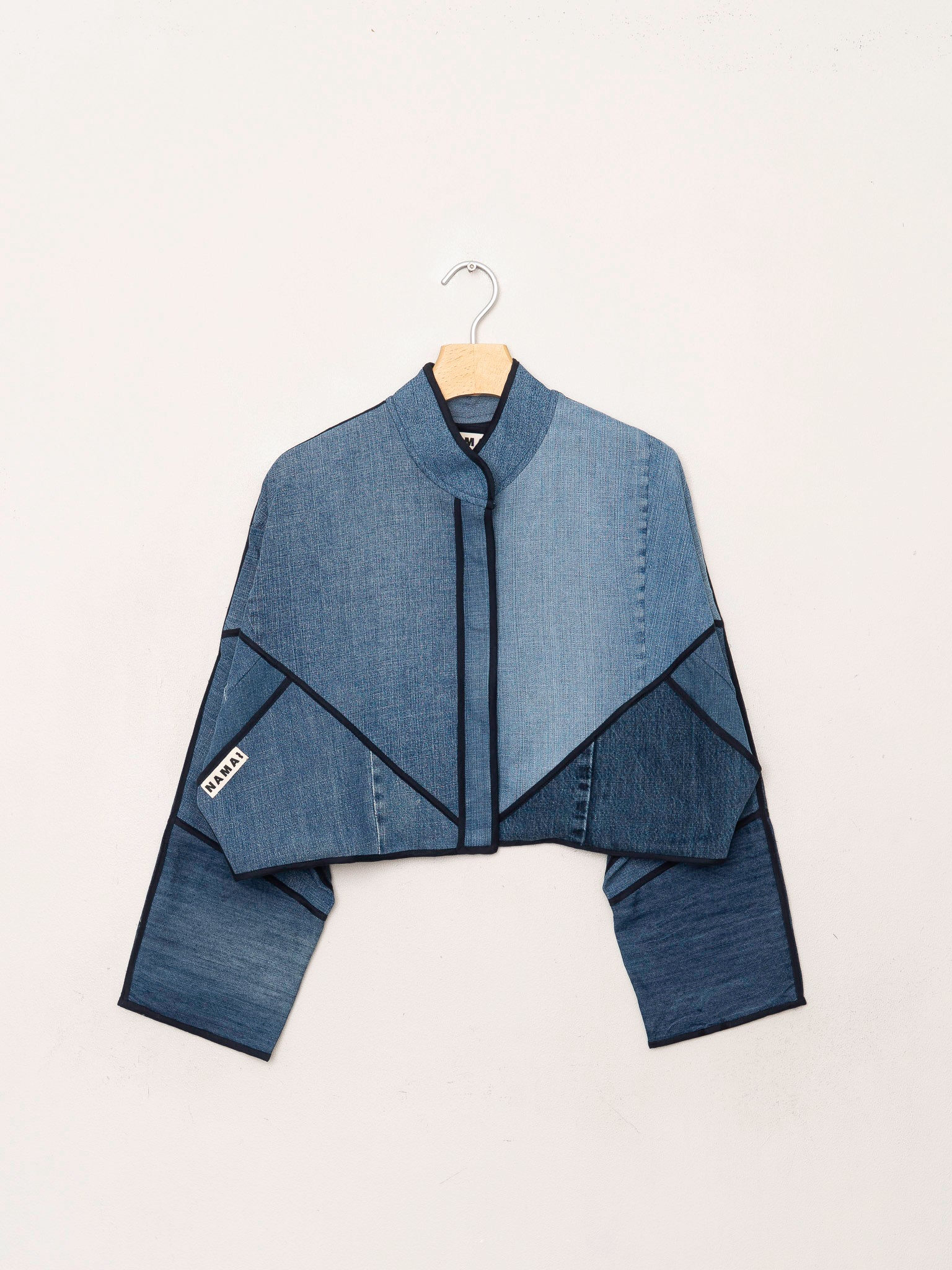 The Kaira Cropped Denim Jacket - Medium