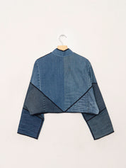 The Kaira Cropped Denim Jacket - Medium