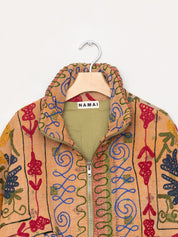 The Shira Quilted Puffer Bomber Jacket