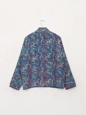 The Ladhiya Petite Quilted Indigo Kantha Jacket