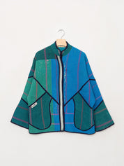 The Ladhiya Quilted Patchwork Kantha Jacket