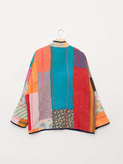 The Ladhiya Quilted Patchwork Kantha Jacket