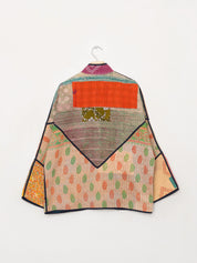 The Ladhiya Quilted Patchwork Kantha Jacket